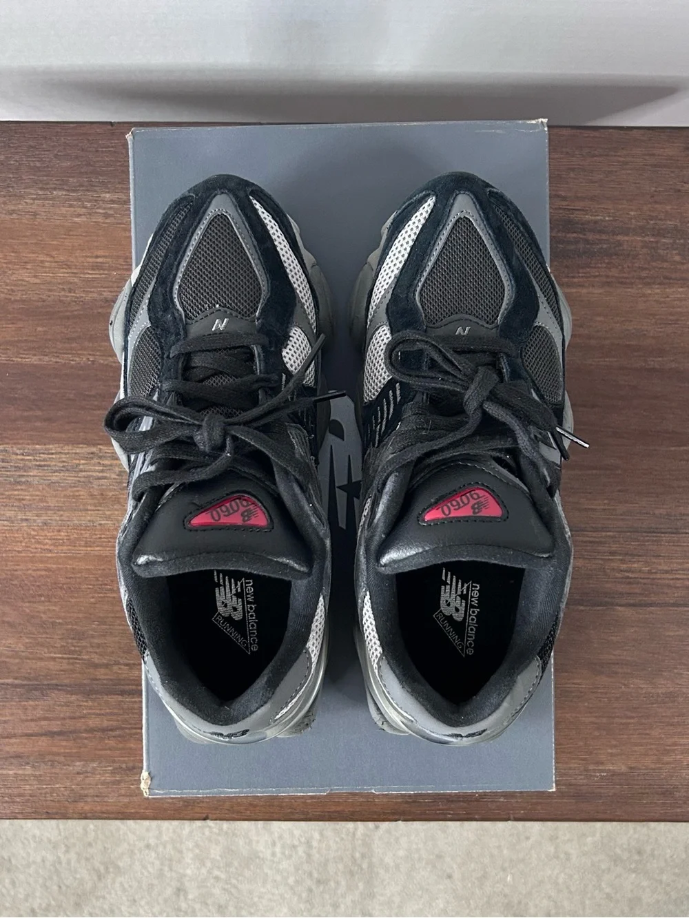 New Balance 9060 Black Castlerock Grey M4.5/W6 U9060BLK